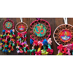 Zero Waste Hangings ~ Floral Dreamcatcher