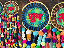 Zero Waste Hangings ~ Shubh Labh Dreamcatcher (Set of two)