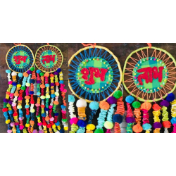 Zero Waste Hangings ~ Shubh Labh Dreamcatcher (Set of two)