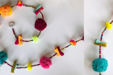 Zero Waste Hangings ~ Tinker Pom Pom String