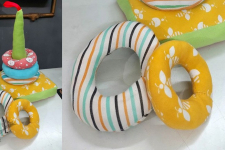 Zero Waste ✯ Upcycled Donut Stacker Toy