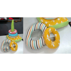 Zero Waste ✯ Upcycled Donut Stacker Toy