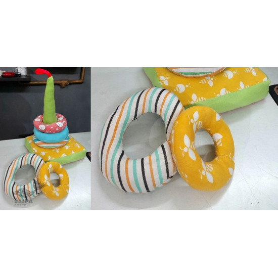 shop Upcycled Donut Stacker Toy