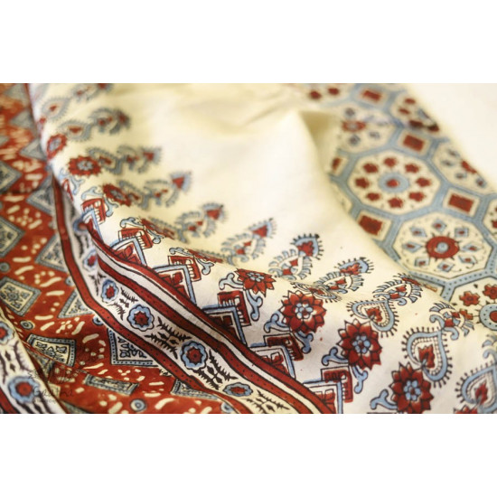 देविका ❋ Ajrakh Modal Silk Saree { with Blouse } ❋ 14