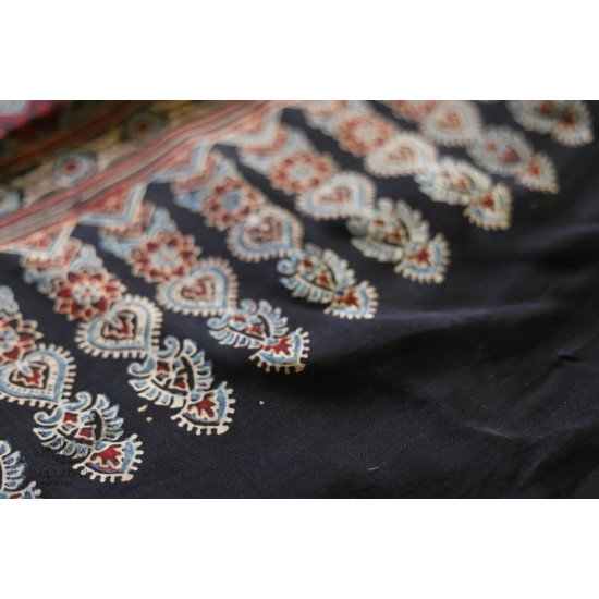 देविका ❋ Ajrakh Modal Silk Saree { with Blouse } ❋ 15