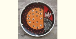 Art for Desserts | Hand Painted Wall Plate (Set of 5) -  African Art 