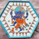 shop Hand Painted Indian God - Kalamkari DANCING GANESHA