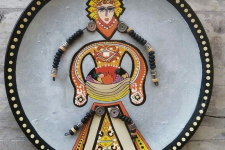 Art for Desserts | Hand Painted Wall Plate - A Lady in Armenian Art 