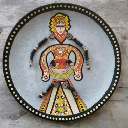 Art for Desserts | Hand Painted Wall Plate - A Lady in Armenian Art 