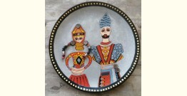 Art for Desserts | Hand Painted Wall Plate - King and Queen in Armenian Art