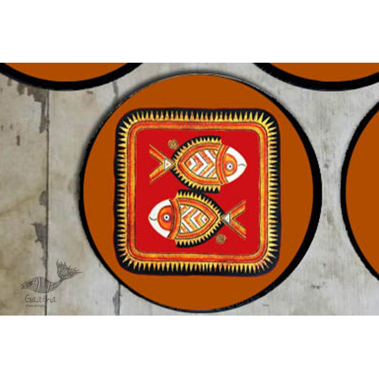 shop Hand Painted Wall Plate (Set of 5)- Orissa