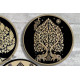 shop Hand Painted Wall Plate (Set of 5) Thai Plates