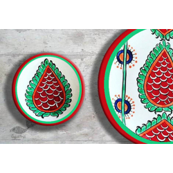 Art for Desserts | Hand Painted Wall Plate (Set of 3) - Turkish