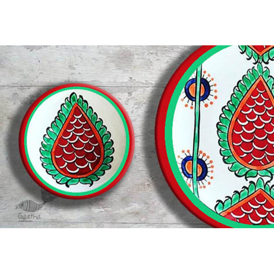 shop Hand Painted Wall Plate (Set of 5) Thai Plates