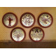 shop Hand Painted Wall Plate (Set of 5) - German Redware