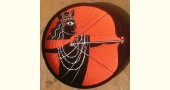 shop Hand Painted Wall Plate -  Arjun with Dot Art
