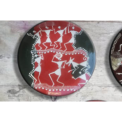 Art for Desserts | Hand Painted Wall Plate (Set of 5) -  Indian Tribal Art 