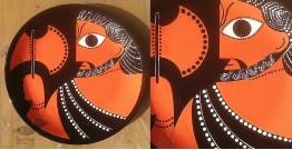Art for Desserts | Hand Painted Wall Plate - God with Dot Art