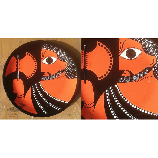 shop Hand Painted Wall Plate - india god