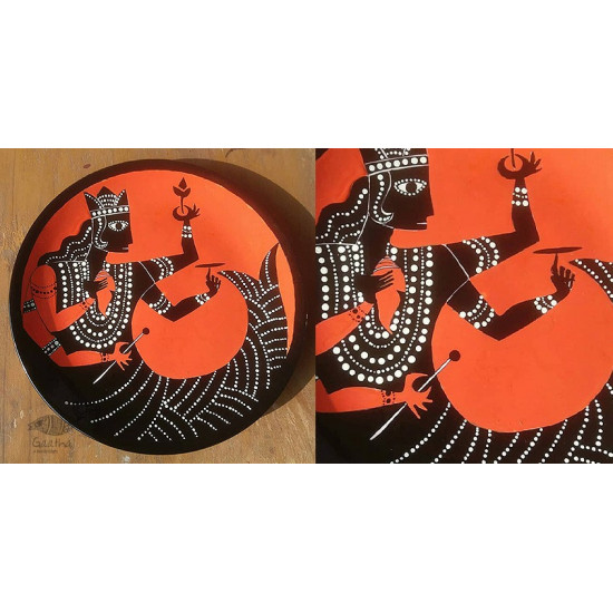 shop Hand Painted Wall Plate - Ganesha