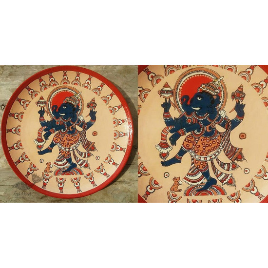 shop Hand Painted Indian God - Wall Plate with Dot Art 