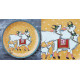 shop Hand Painted Wall Plate - Pichwai Cows