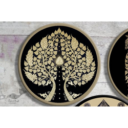 Art for Desserts | Hand Painted Wall Plate (Set of 3) -  Thai Plates