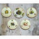 shop Hand Painted Wall Plate (Set of 5) - Italian Fruits