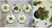 shop Hand Painted Wall Plate (Set of 5) - Italian Fruits