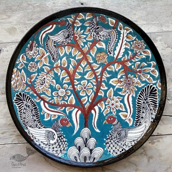 shop hand painted wall plate - tree