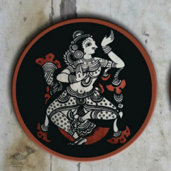 Sajaavat . सजावट | Traditional Hand Painted Wall Plate (Set of Two)