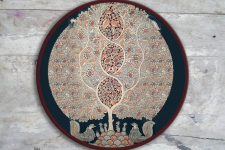 Sajaavat . सजावट | Kalamkari Art of Wall Plate - Tree Of Life