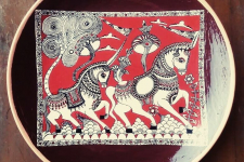 Sajaavat . सजावट | Hand Painted Ceramic Wall Plate