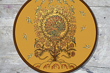 Sajaavat . सजावट | Kalamkari Painting on Wall Plate