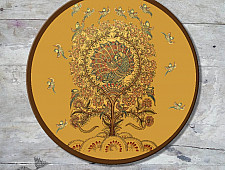 Sajaavat . सजावट | Kalamkari Painting on Wall Plate