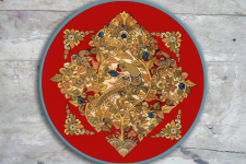 Sajaavat . सजावट | Hand Painted Wall Plate -Kalamkari