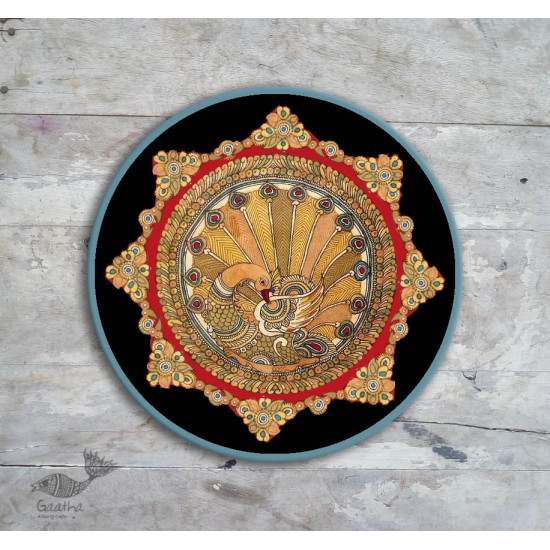 shop Traditional Kalamkari Design - Hand Painted Wall Plate