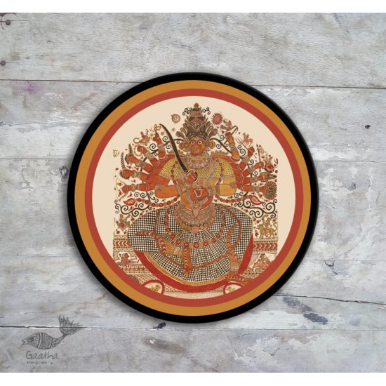 shop hand painted wall plate - Durga