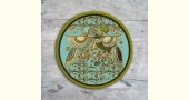 shop hand painted wall plate - green