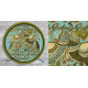 shop hand painted wall plate - green