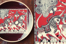 Sajaavat . सजावट | Hand Painted Ceramic Wall Plate