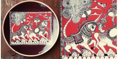 Sajaavat . सजावट | Hand Painted Ceramic Wall Plate