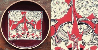 Sajaavat . सजावट | Hand Painted Wall Plate - Horse