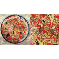 Sajaavat . सजावट | Kalamkari - Hand Painted Wall Plate