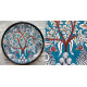 shop hand painted wall plate - tree