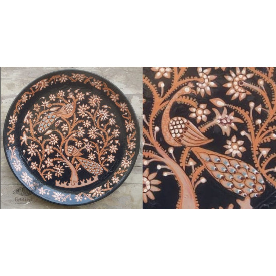 shop hand painted wall plate - kalamkari 