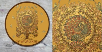 Sajaavat . सजावट | Kalamkari Painting on Wall Plate