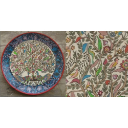 Sajaavat . सजावट | Traditional Ceramic Wall Decor Plate