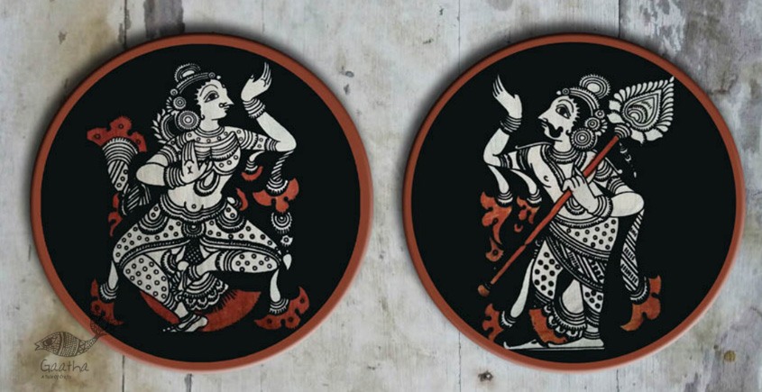 shop  Traditional Hand Painted Wall Plate (Set of Two)