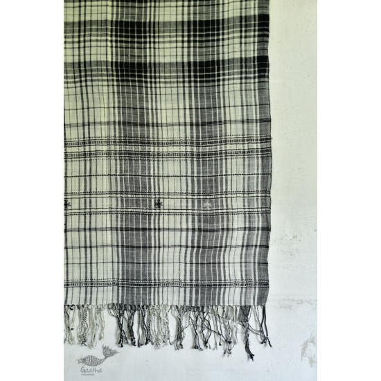 handwoven kala cotton bhujodi Stole